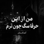 دانلود آهنگ من از این حرفا سگ جون ترم دانلود آهنگ من از این حرفا سگ جون ترم